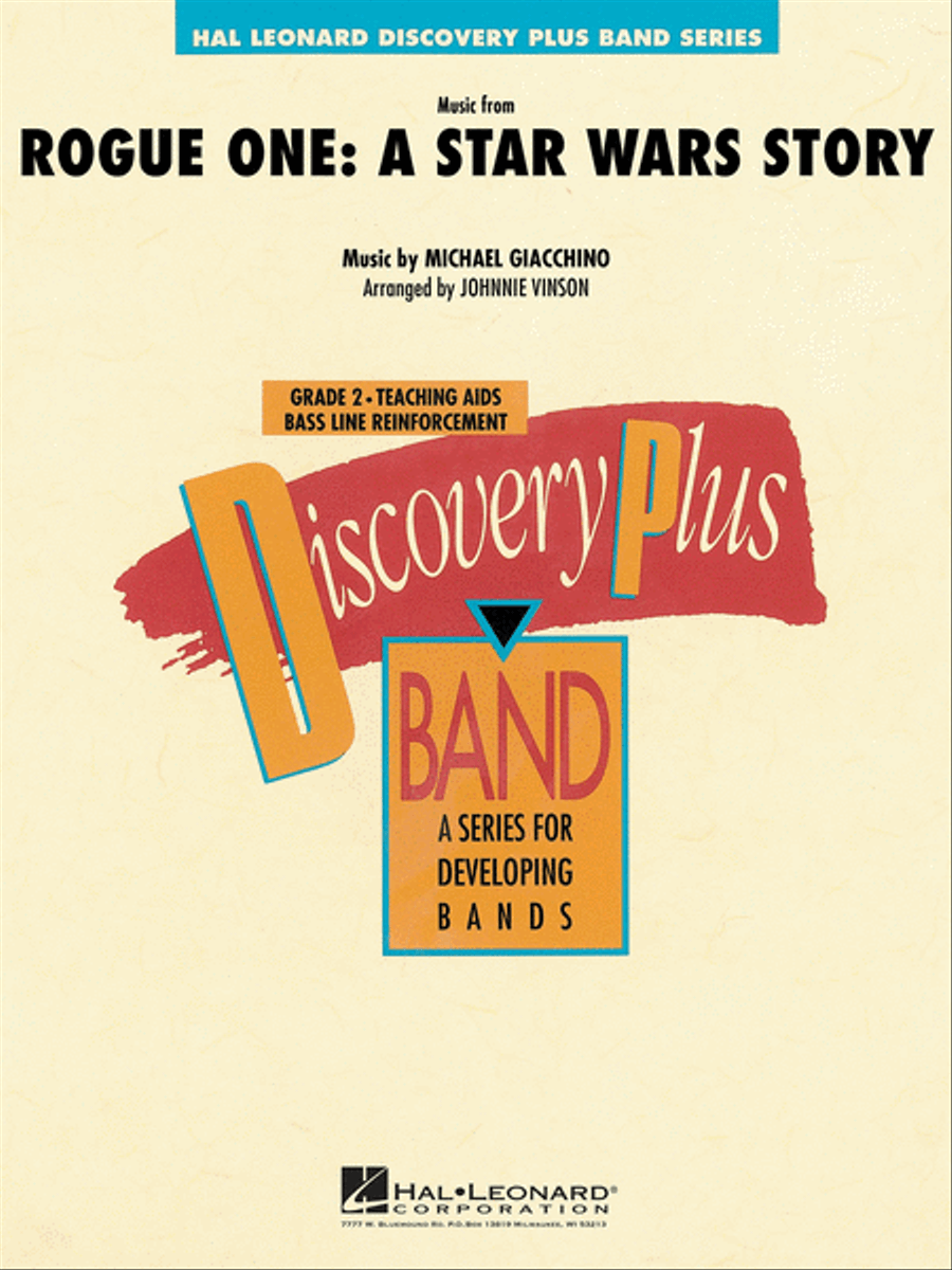 Music from Rogue One: A Star Wars Story Concert Band scores gallery preview page 1