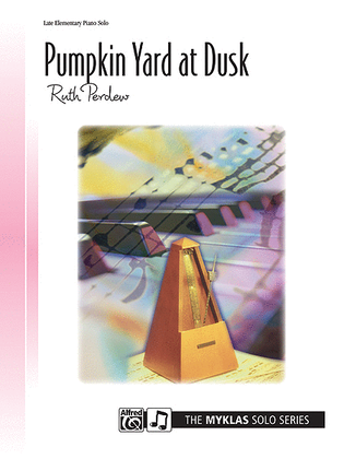 Book cover for Pumpkin Yard at Dusk