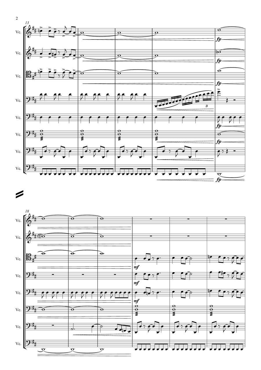 Thundercats String Orchestra scores gallery preview page 2