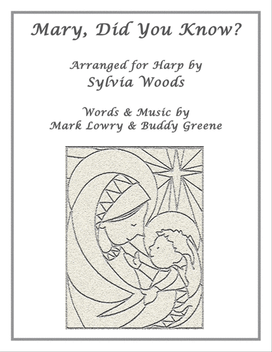 Mary, Did You Know? Mary, Did You Know? Harp scores gallery preview page 1