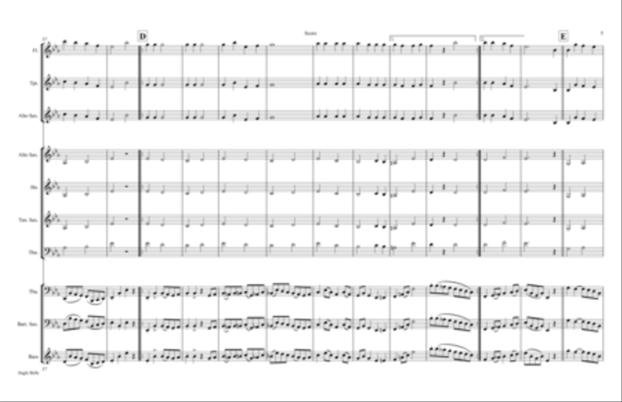 Jinge Bells - TUBA & Kids Bassoon scores gallery preview page 5