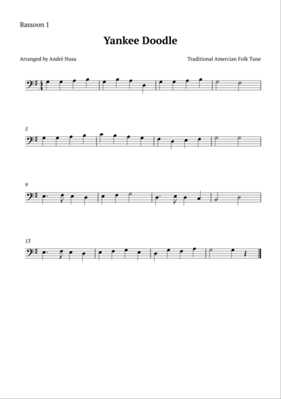Yankee Doodle Woodwind Duet scores gallery preview page 2