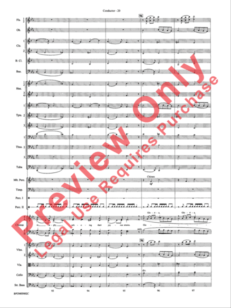 A Festival of Carols Full Orchestra scores gallery preview page 23