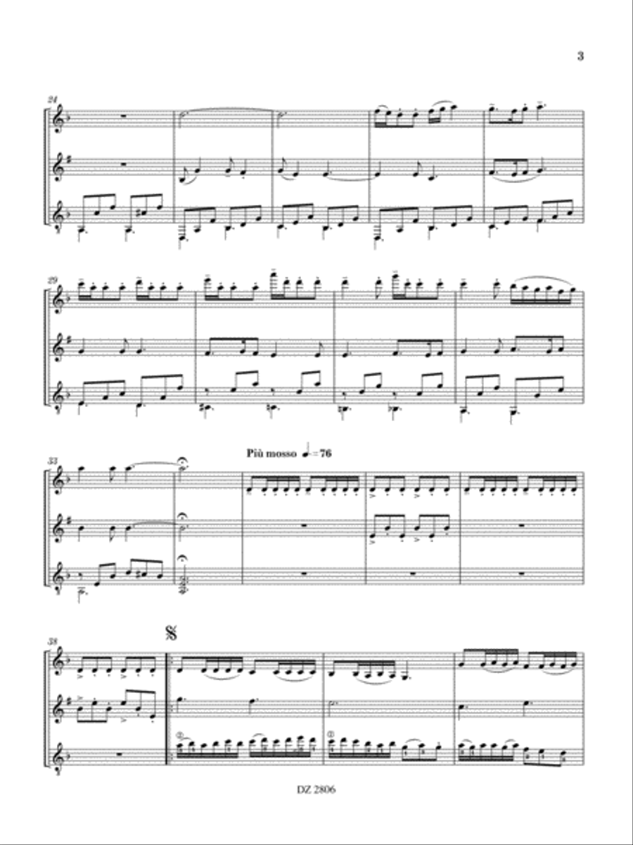 Bribes levantines Clarinet scores gallery preview page 3