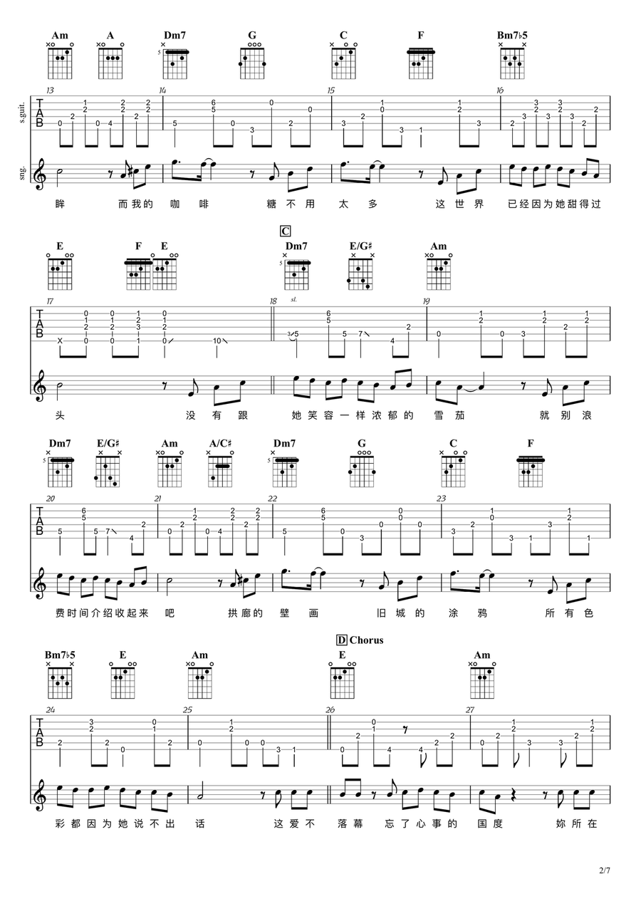 Mojito Mojito Guitar scores gallery preview page 2