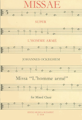 Book cover for Missa “L'homme Armé”