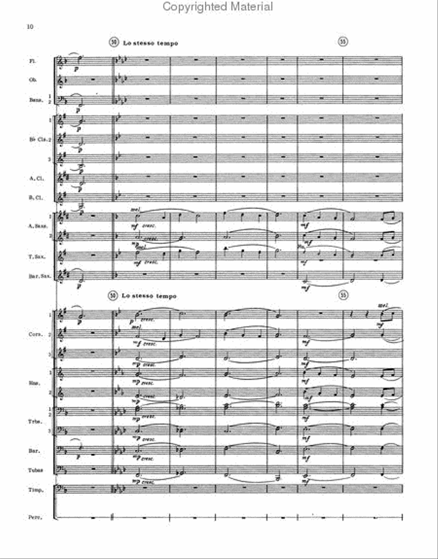 Prospect Concert Band scores gallery preview page 3
