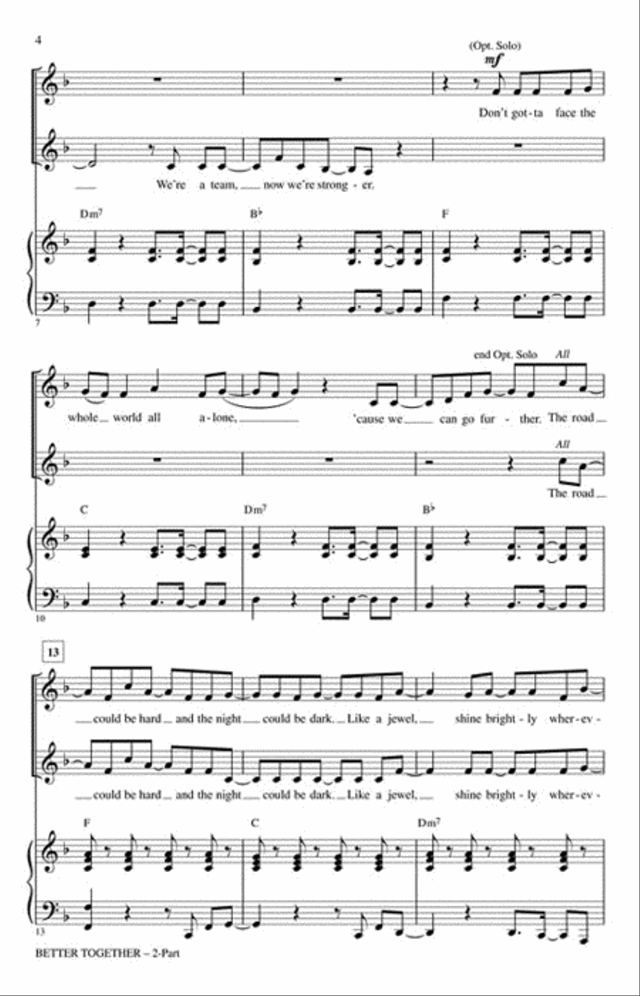 Better Together (from Descendants: Wicked World) 2-Part scores gallery preview page 3