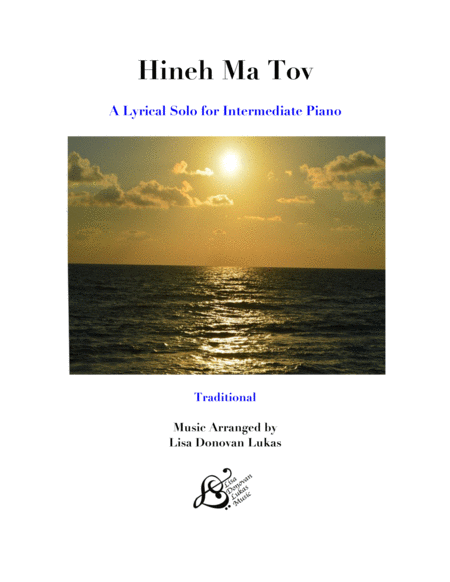 Hineh Ma Tov for  Solo Piano image number null