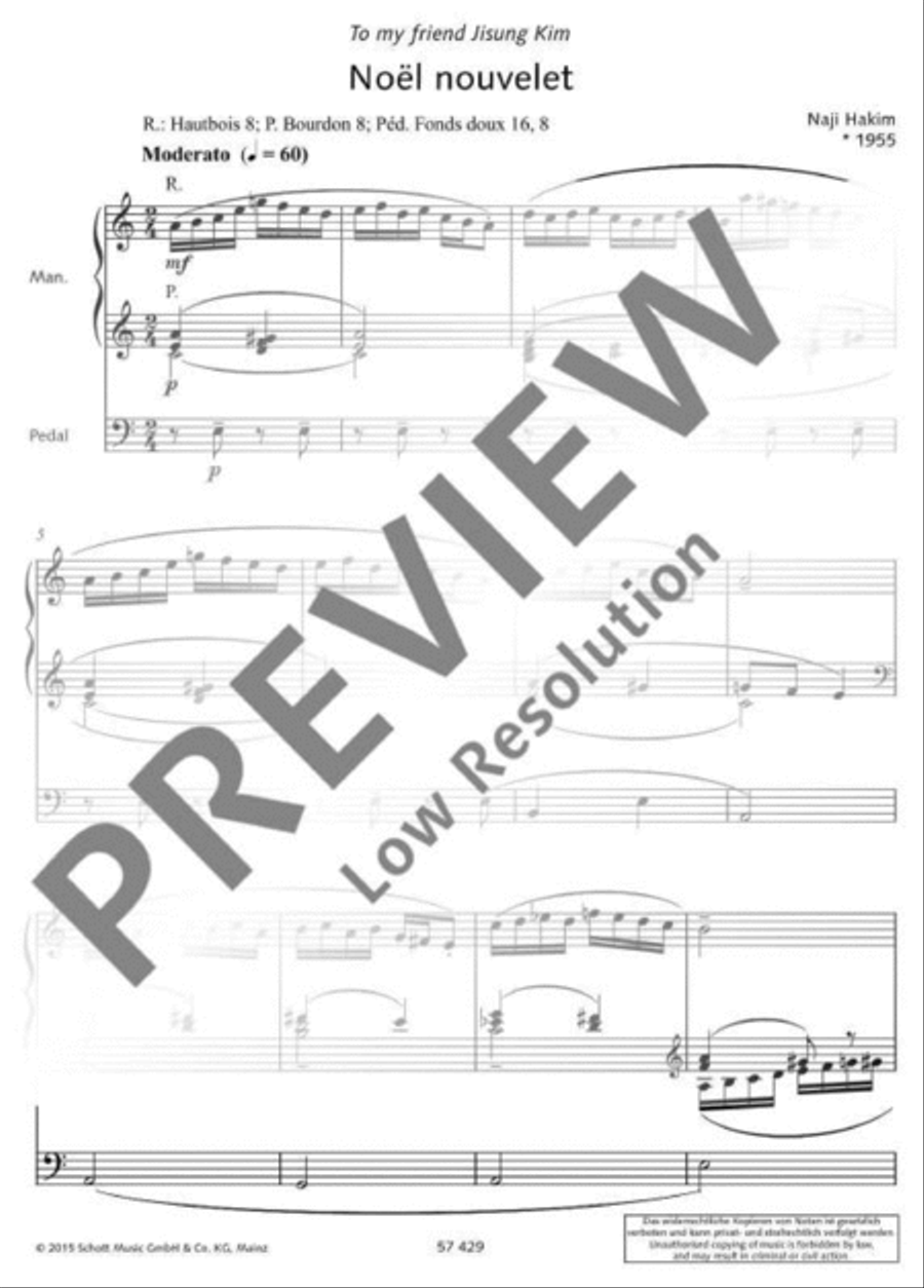 Noel nouvelet Organ scores gallery preview page 4