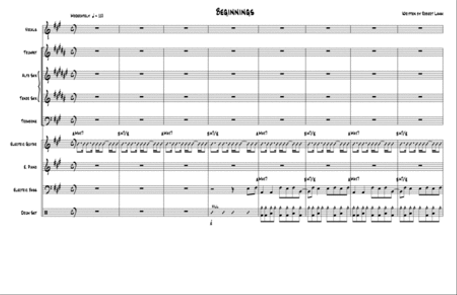 Beginnings Jazz Ensemble scores gallery preview page 2