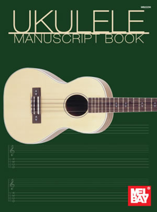 Book cover for Ukulele Manuscript Book