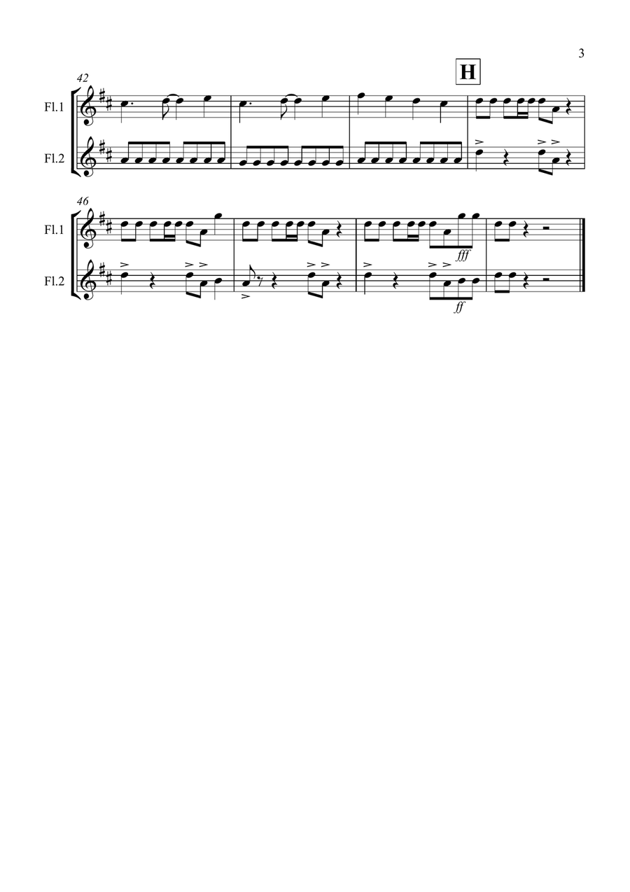 Under Pressure Under Pressure Flute Solo scores gallery preview page 3