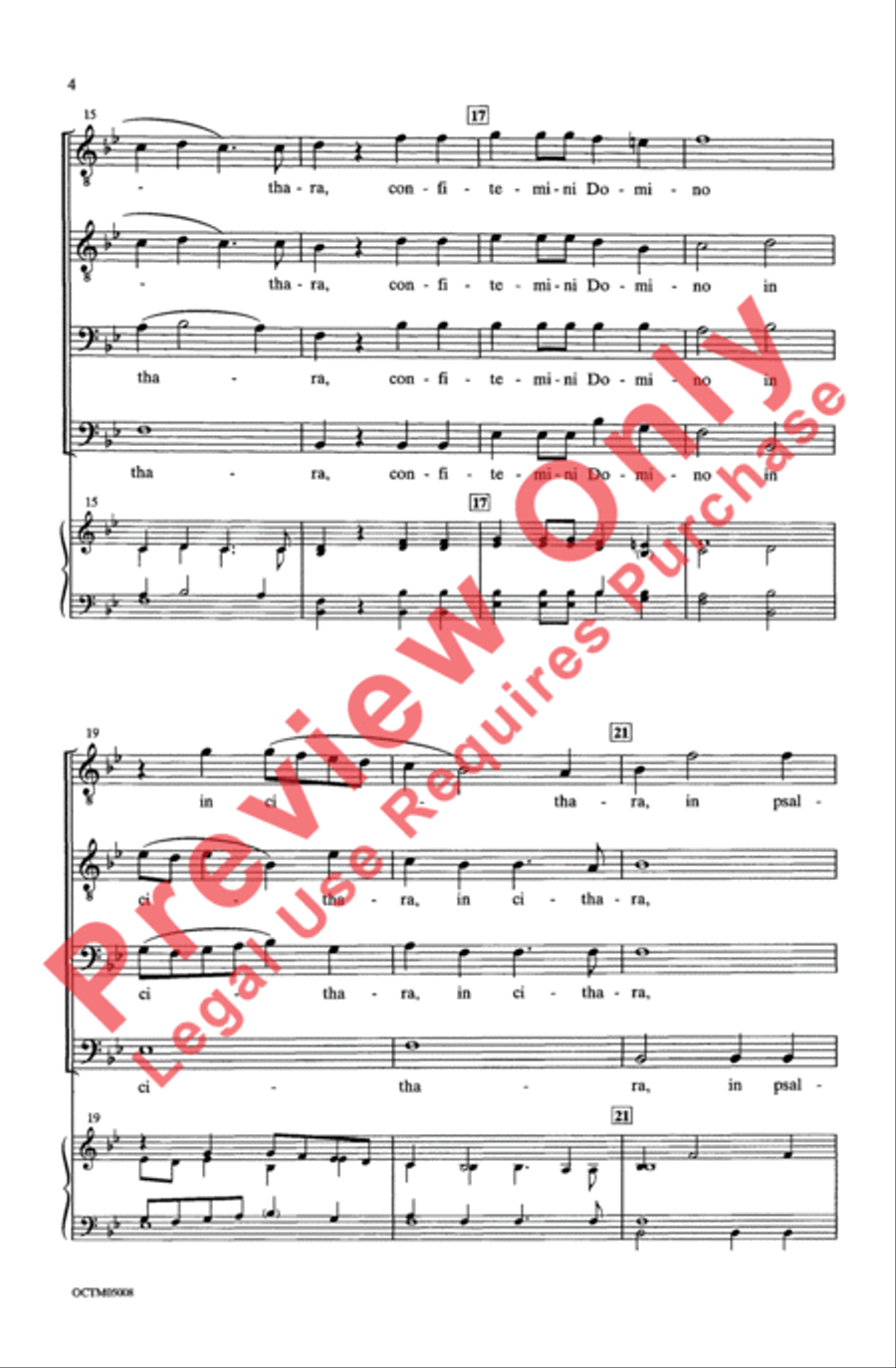 Exsultate Justi Men's Choir scores gallery preview page 4