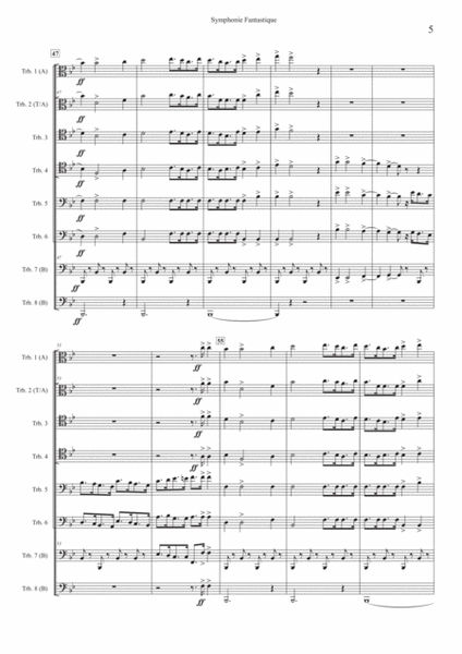 Symphonie Fantastique for Trombone Octet image number null