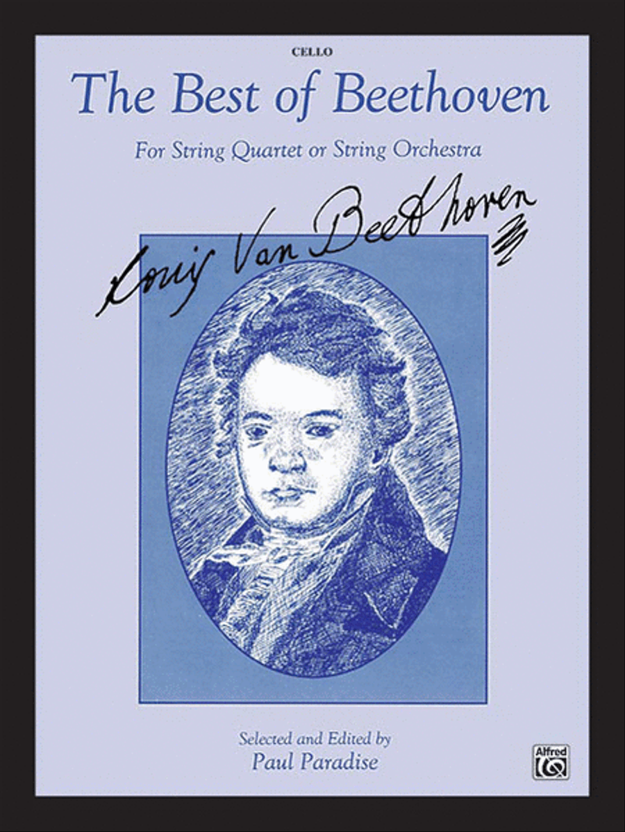 The Best of Beethoven (For String Quartet or String Orchestra) String Quartet scores gallery preview page 1