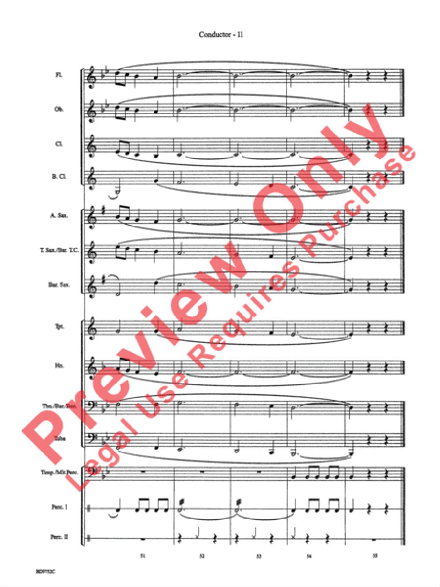 Dona Nobis Pacem Dona Nobis Pacem Concert Band scores gallery preview page 13
