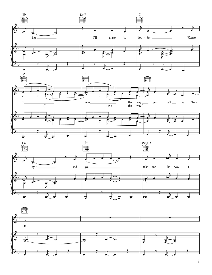 The Way I Am Acoustic Guitar scores gallery preview page 3