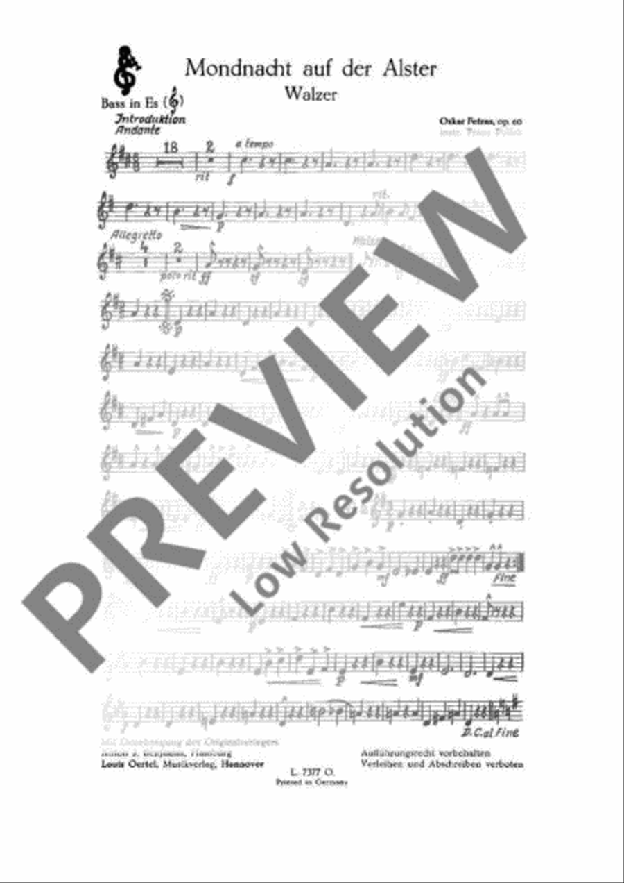 Mondnacht auf der Alster Concert Band scores gallery preview page 11