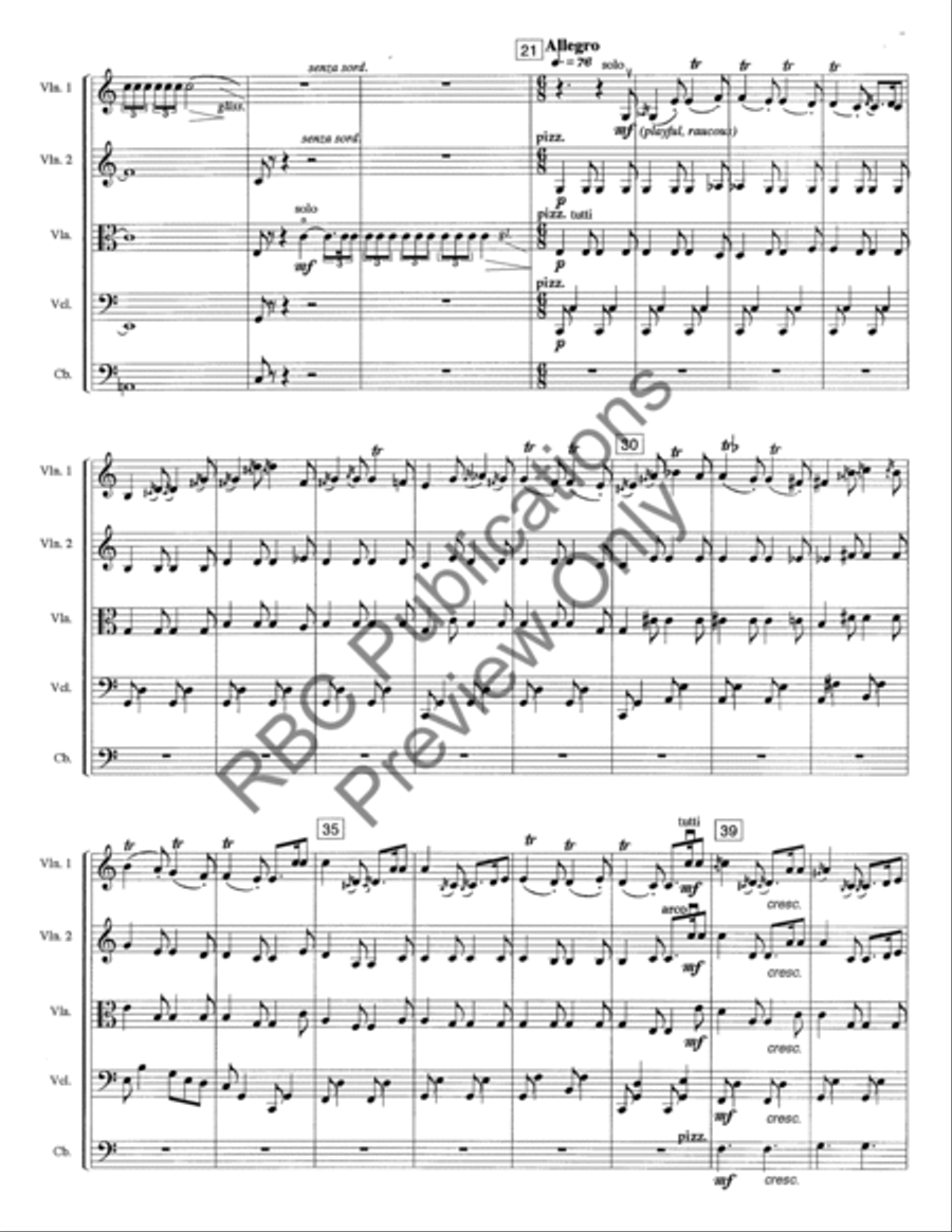 Witches Sabbath Witches Sabbath String Orchestra scores gallery preview page 6