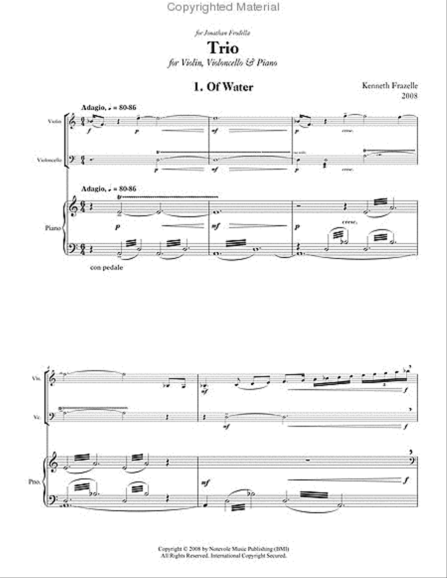 Piano Trio Piano Trio scores gallery preview page 2