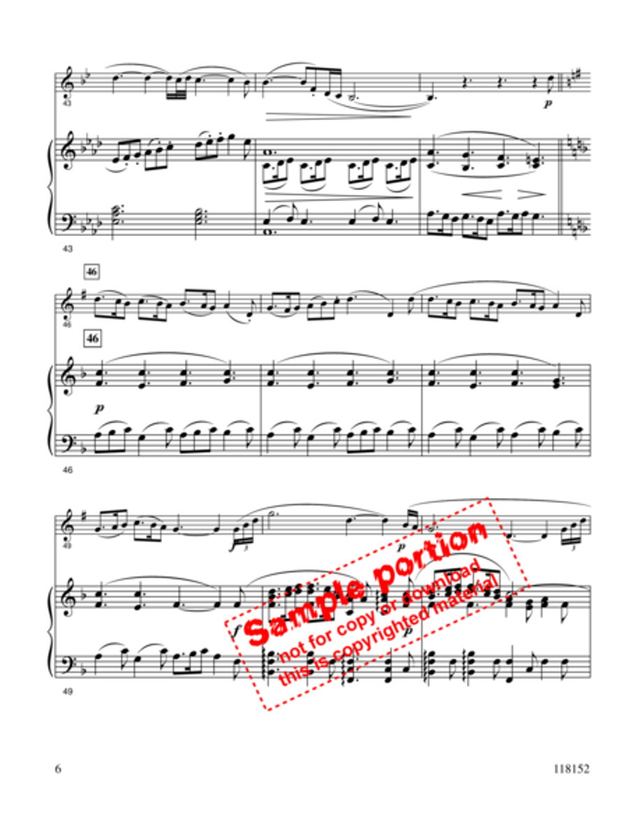 Gesu Bambino Clarinet Solo scores gallery preview page 5