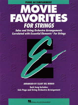 Book cover for Essential Elements Movie Favorites for Strings