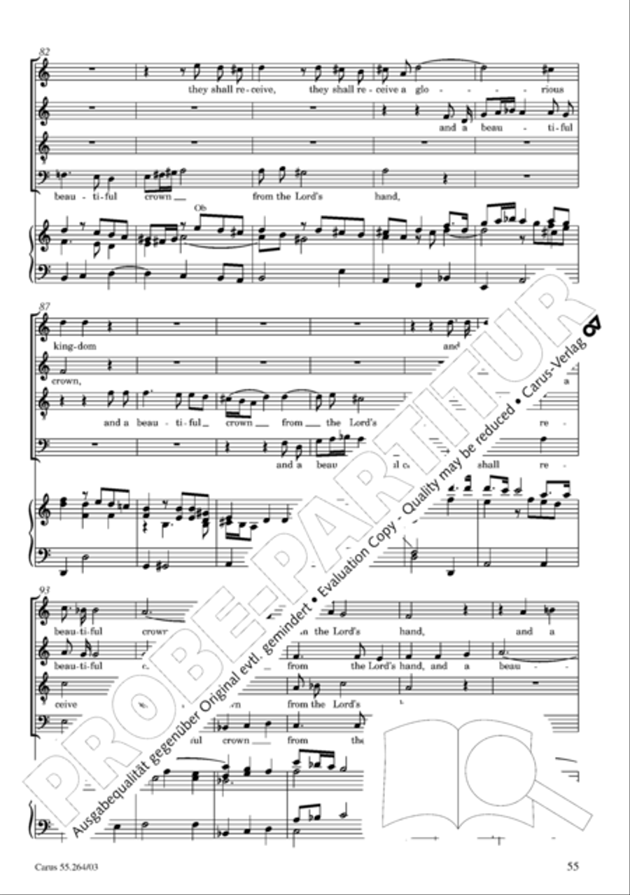 Israel in Egypt - Part I 4-Part scores gallery preview page 60