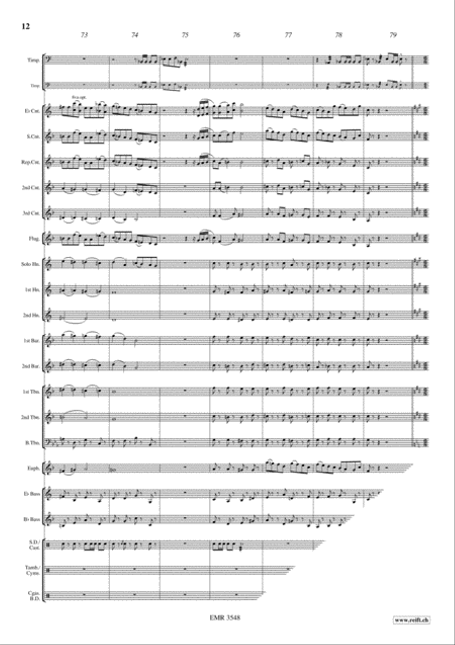Timpanissimo Brass Band scores gallery preview page 13