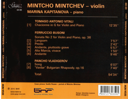 Mintchev: Violin Recital