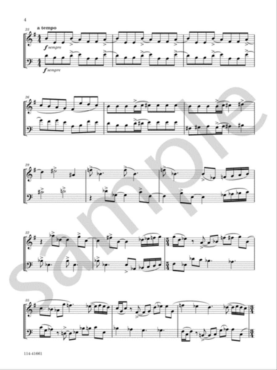 Two By Two Chamber Music scores gallery preview page 4