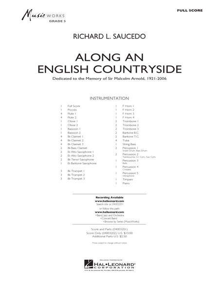 Along an English Countryside - Full Score