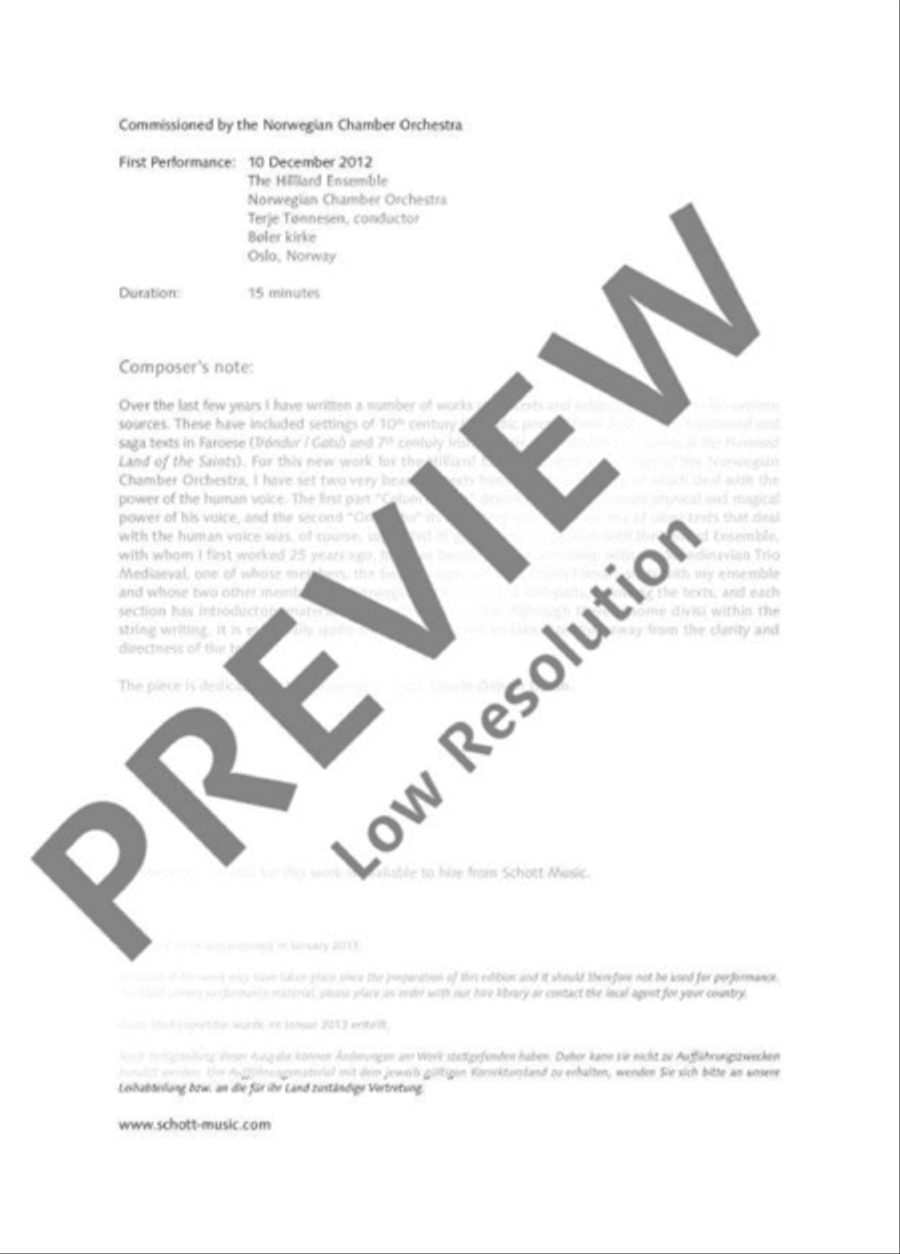 The Voice of St. Columba String Orchestra scores gallery preview page 4