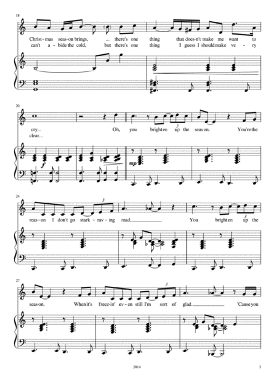 Merry Christmas, I Guess Voice scores gallery preview page 3