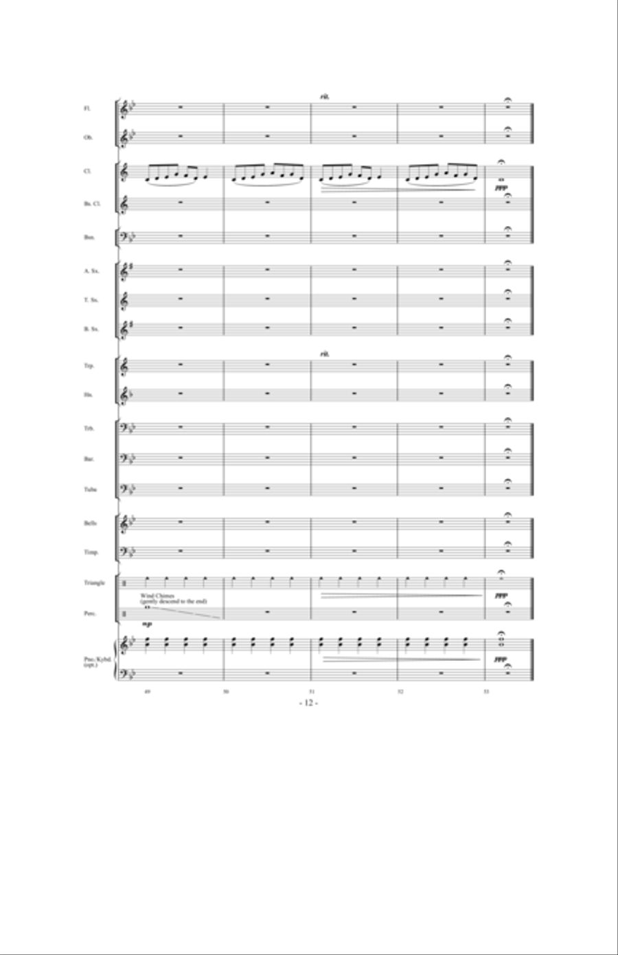 Eventide Concert Band scores gallery preview page 11