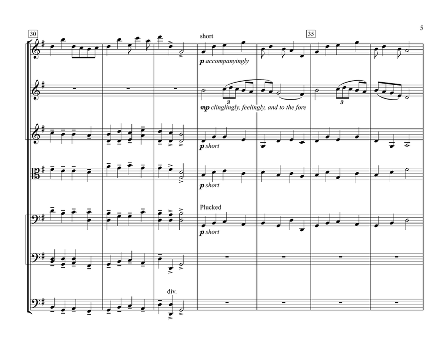 Mock Morris Mock Morris String Orchestra scores gallery preview page 5