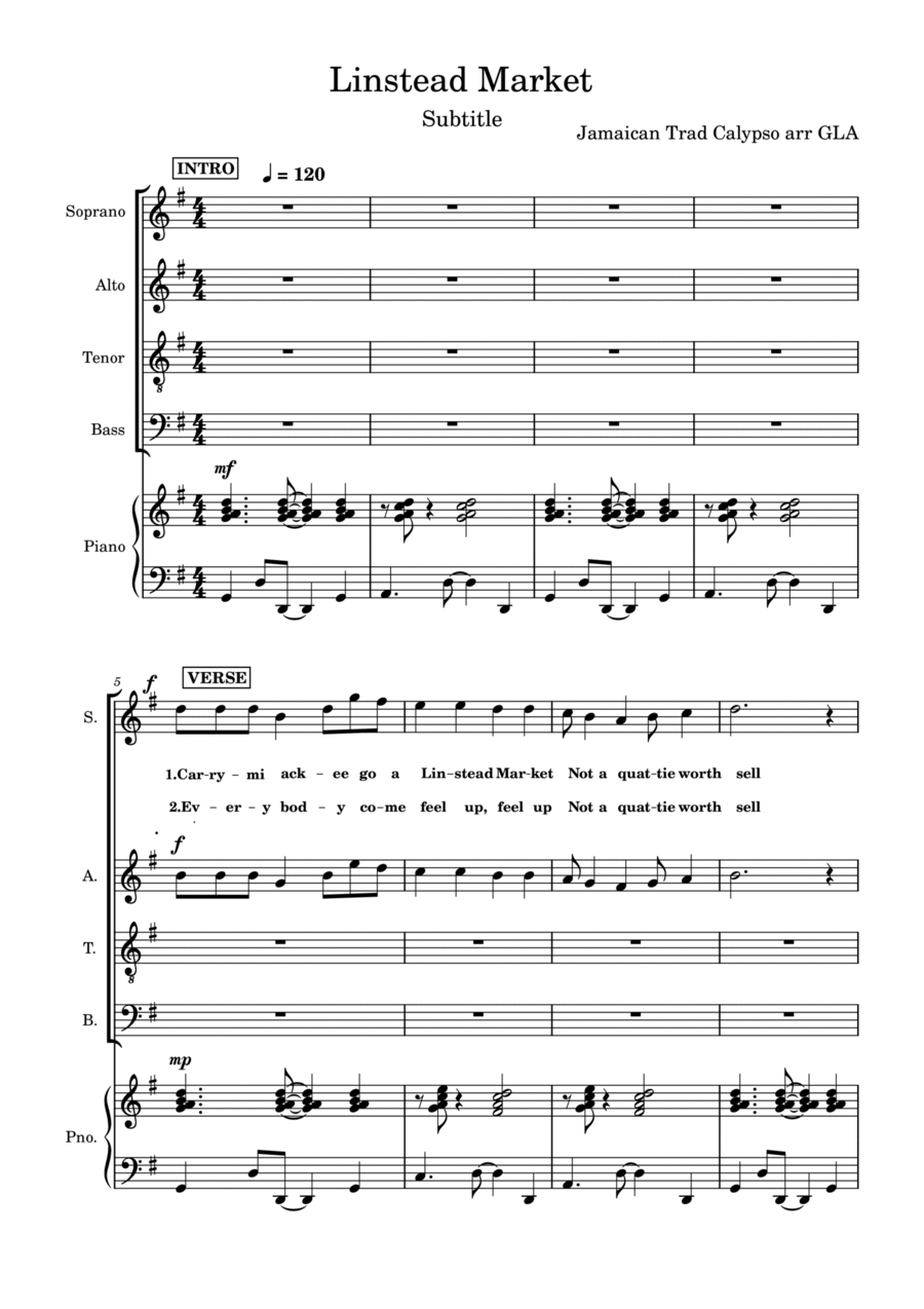 Linstead Market Voice scores gallery preview page 1