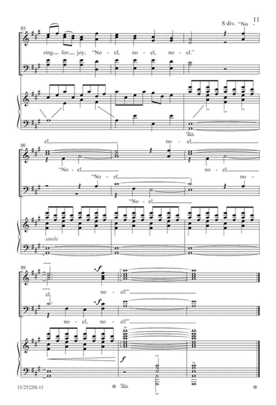 Let Carols Ring 4-Part scores gallery preview page 12
