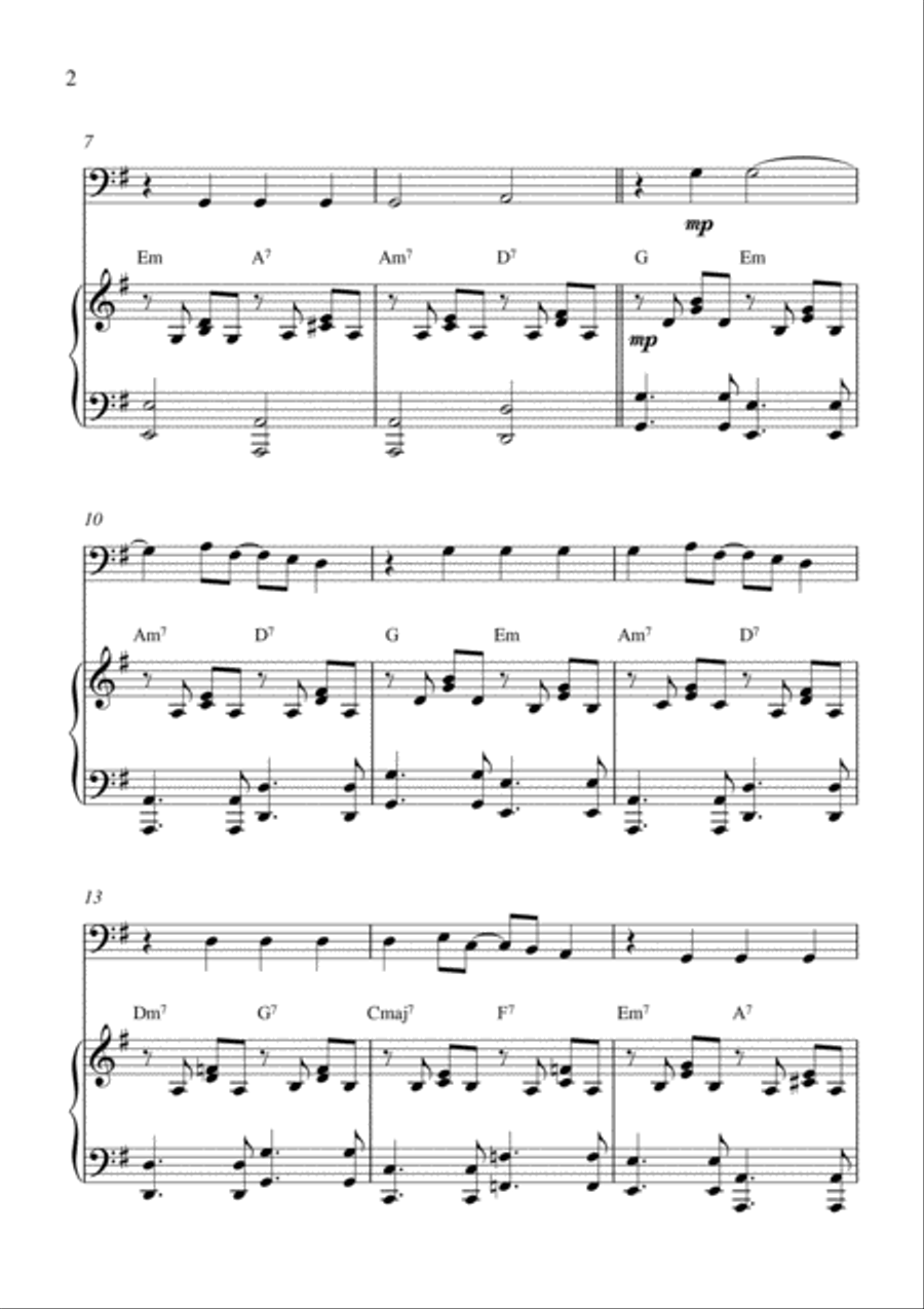 Love Is The Sweetest Thing Bassoon scores gallery preview page 2