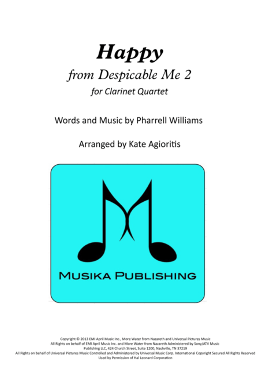 Happy Clarinet Quartet scores gallery preview page 1
