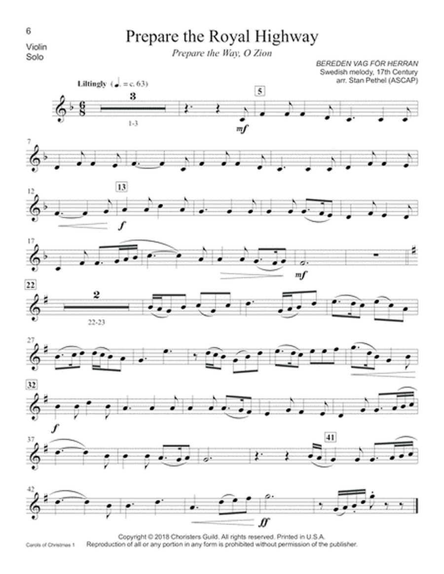 Carols of Christmas, Set 1 - Violin(s)