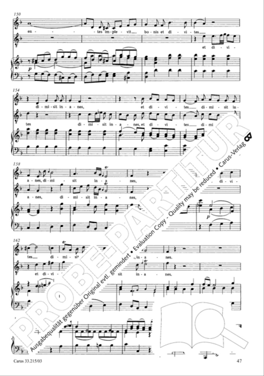 Magnificat Magnificat 4-Part scores gallery preview page 48