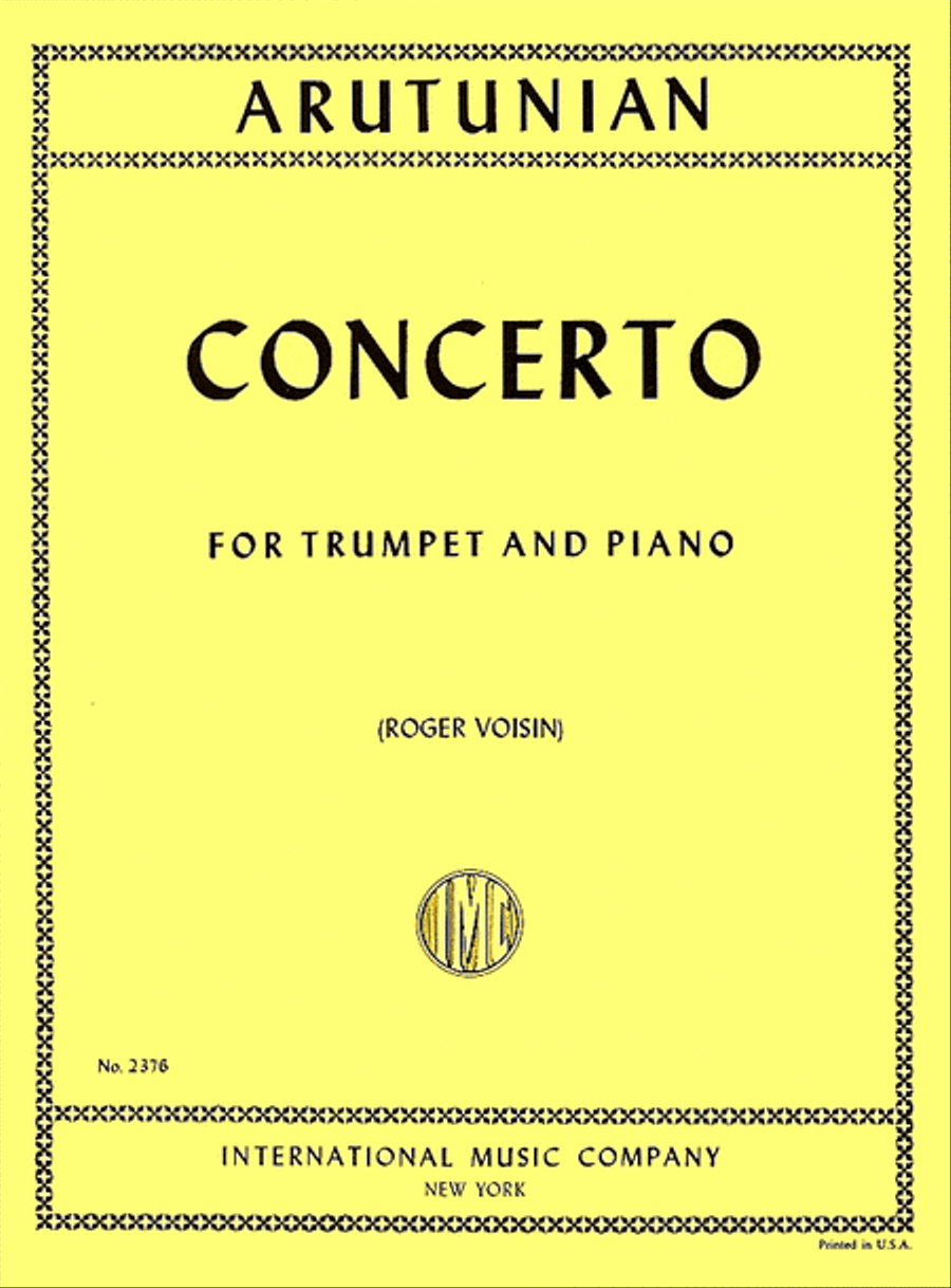 Book cover for Trumpet Concerto