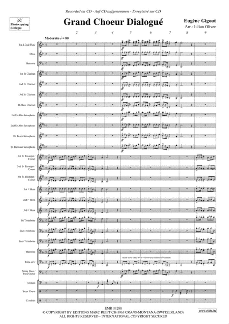 Grand Choeur Dialogue Grand Choeur Dialogue Concert Band scores gallery preview page 4
