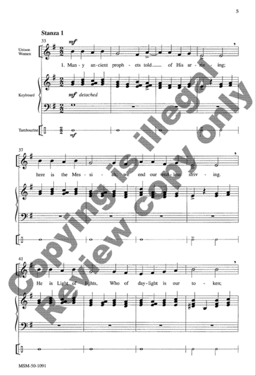 Riu, Riu, Chiu, Manger Birds Are Winging 2-Part scores gallery preview page 6