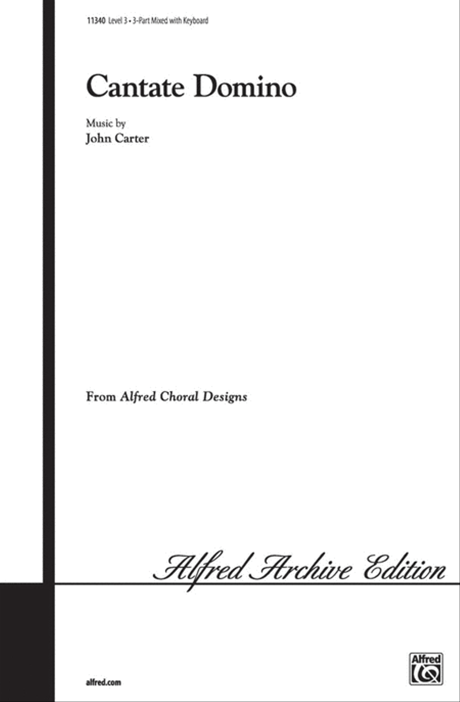 Cantate Domino 3-Part scores gallery preview page 1