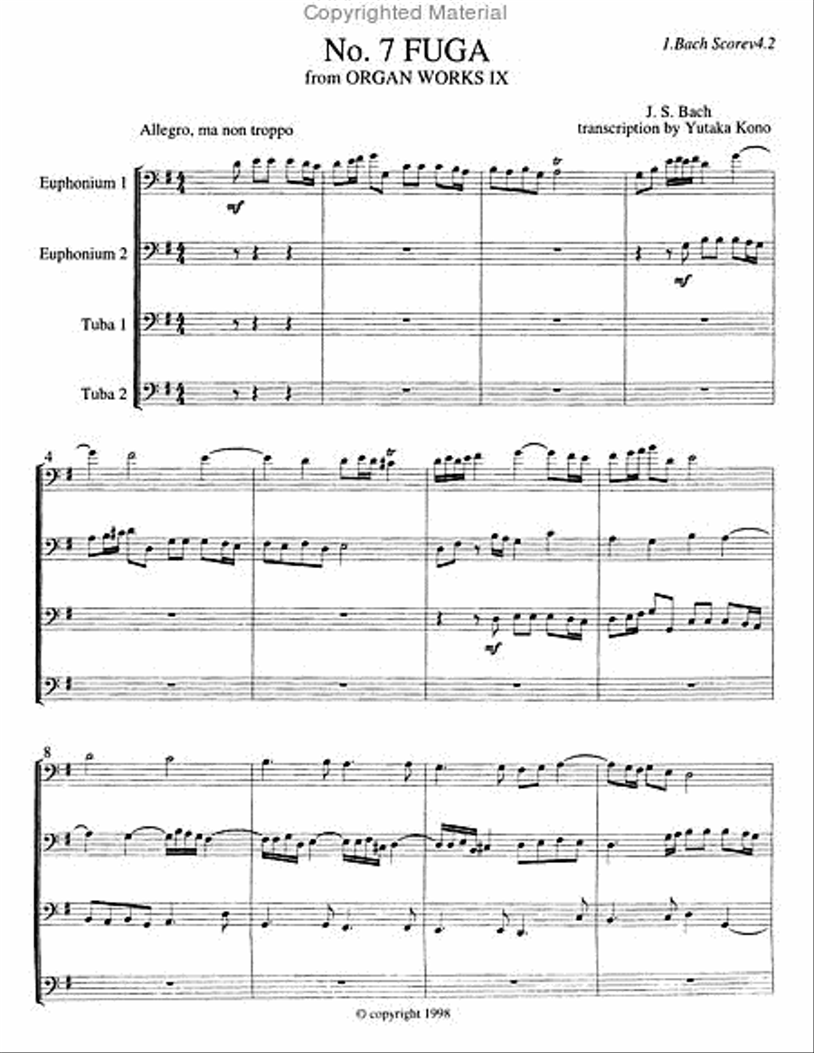 Fuga, from Organ Works IX EETT scores gallery preview page 2