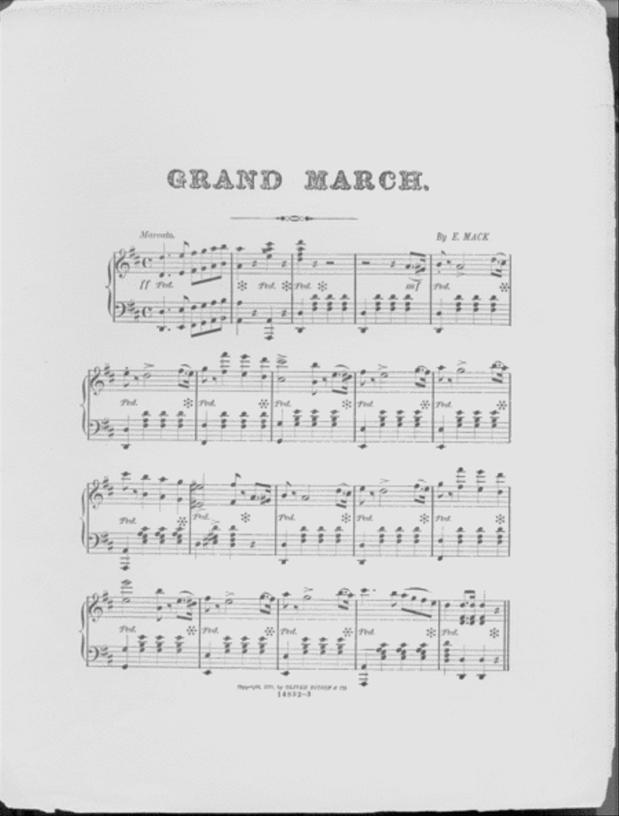 Tilden And Hendricks' Grand March Piano Solo scores gallery preview page 2