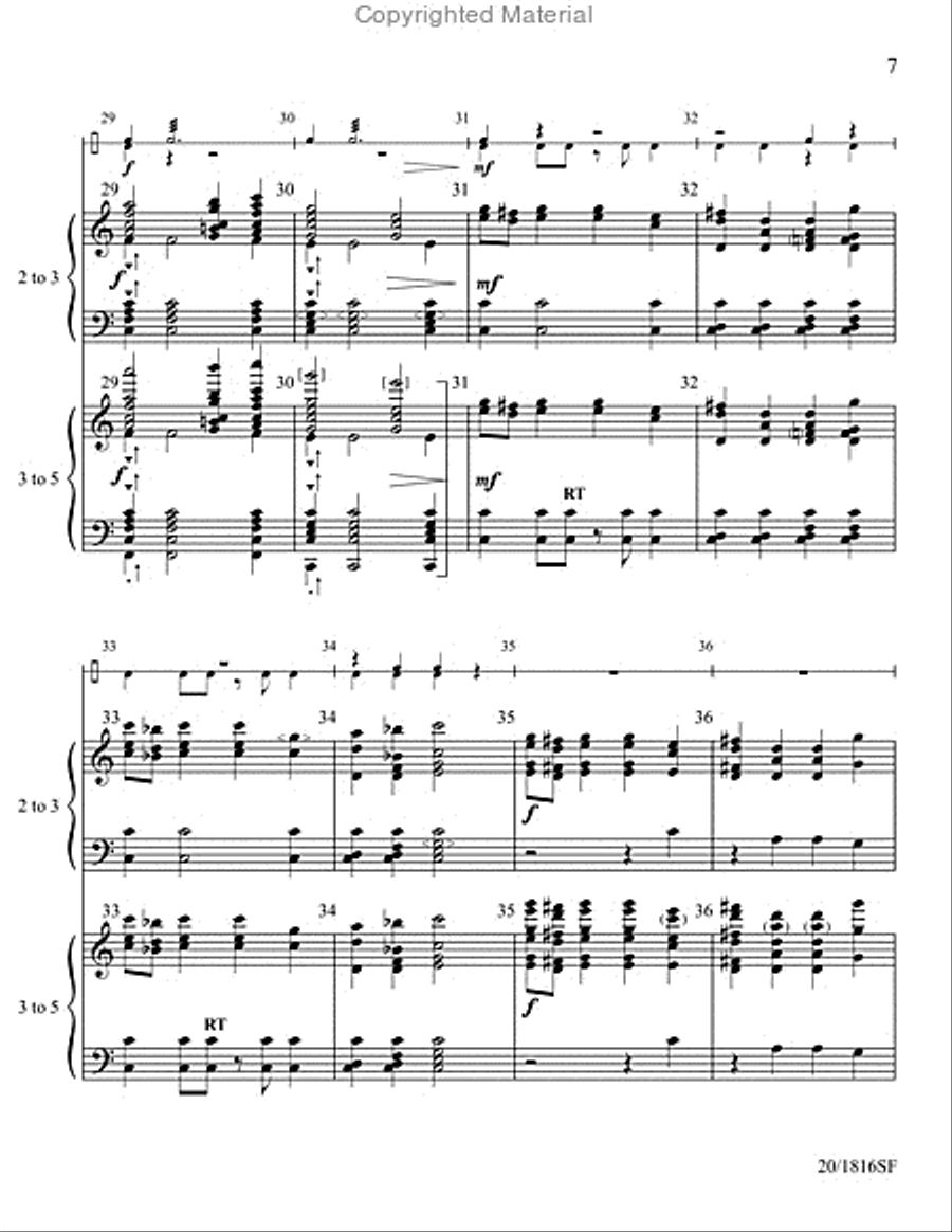 Panorama - Handbell and Percussion Score and Parts Handbell Choir scores gallery preview page 6