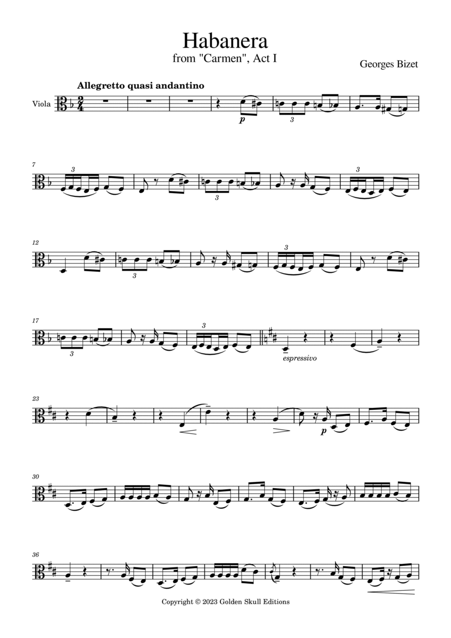 Habanera from 